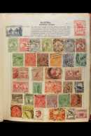 WORLD COLLECTION 19th Century To 1960's Mint & Used All Different Stamps In An Old Album, Inc Canal Zone... - Other & Unclassified