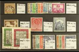 GERMAN AREA Useful Mint And Used Selection With 1933 Wagner Set Used, 1940 42pf Brown Ribbon NHM, 1951 St Mary's... - Other & Unclassified