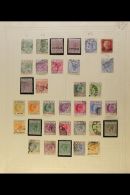 BRITISH EUROPE & MIDDLE EAST 1880's To 1970's All Different Mint And Used Collection On Old Album Pages,... - Autres & Non Classés