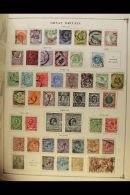 EIGHT OLD PRINTED ALBUMS Containing A Mint And Used Range Of 1850's To 1950's All World Stamps, Generally In Clean... - Other & Unclassified