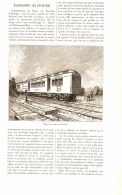 WAGONS-POSTE AUX ETATS-UNIS 1896 - Eisenbahnverkehr