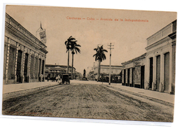 Tarjeta Postal  Cardenas- Avenida De La Independencia. - Lettres & Documents