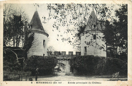 MIRAMBEAU ENTREE PRINCIPALE DU CHATEAU - Mirambeau