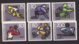 Yougoslavie  :   Yv  973-78   **   Sport ,  JO Tokyo - Unused Stamps