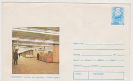 COVERS TRANSPORT METRO TRANSPORT  STATIONARY-METRO-BUCAREST-STATION ``UNIRI```1980 - Sonstige (Land)