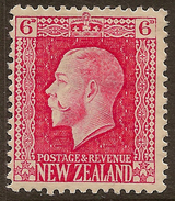 NZ 1915 6d KGV P14x14.5 SG 425d HM #YS331 - Neufs