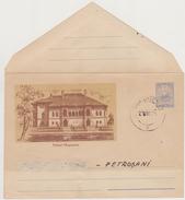 Postal Stationery ROMANIA 1961  WITH CANCEL BUCURESTI,  PALATUL MOGOSOAIA-1961-BUCAREST - - Covers & Documents