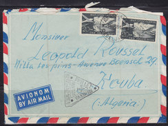 Yugoslavia 18.IV.1955 Private Airmail Letter Sent From Debeljaca To Algeria Accidentally Via Vienna - Luftpost