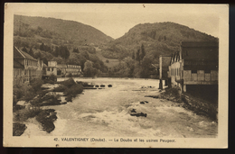 Valentigney Le Doubs Et Les Usines Peugeot - Valentigney