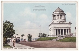 USA, New York City NY, Grand's Tomb On Riverside Drive, Antique C1910 Detroit Publishing Vintage Unused Postcard - Other Monuments & Buildings