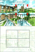 86786) REGNO Unito "  GB 1990 ARCHEOLOGIA INDUSTRIAL- Foglio UM-miniatura Foglio Gomma Integr.... VEDI FOTO - Unused Stamps