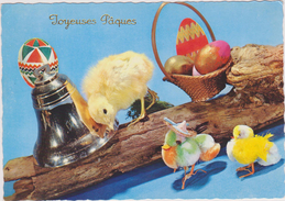 JOYEUSES PAQUES,OISEAU,OEUF,POUSSIN,CLOCHE,PANIER - Easter