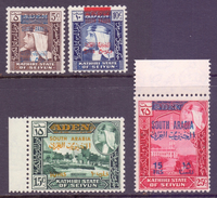 South Arabia FSA Seiyun - SG55/58, 1966 Overprint 5f On 5c To 15f On 25c MNH** - Other