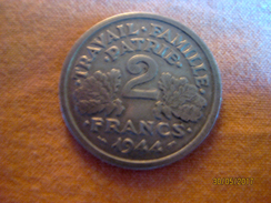 France 2 Francs 1944 B - 2 Francs