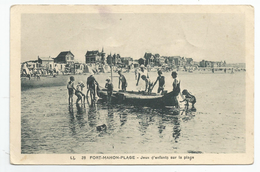 80 Somme - Fort Mahon Plage Jeux D'enfants Sur La Plage 1921 - Fort Mahon