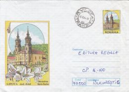 55888- LIPOVA MARIA RADNA MONASTERY, ARCHITECTURE, COVER STATIONERY, 1998, ROMANIA - Abdijen En Kloosters