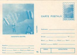 55907- KESTREL SKY GLIDER, PARACHUTTING, POSTCARD STATIONERY, 1994, ROMANIA - Fallschirmspringen