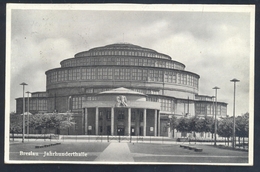 Germany Deutsches Reich 1938 Card; Gymnastics Gymnastique Turnen; Deutsches Turn Und Sportfest Breslau JarhundertHalle - Gymnastics