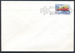 Switzerland 1963 Cover; Gymnastics Gymnastique Turnen; 66 Turnfest Luzern; Frauenturntage; Tee Train Zug - Gymnastics