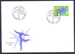 Switzerland 1989 Cover; Gymnastics Gymnastique Turnen; Pro Sport - Gymnastics