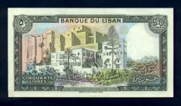 Banconota Libano 50 Livres 1964-88 FDS - Lebanon