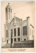 MARSEILLE CHUTES LAVIE : " Eglise Ste Thérèse De L'Enfant Jésus " Verso Abbé Louis HEMOUR Petite Soeur Reine - Cinq Avenues, Chave, Blancarde, Chutes Lavies