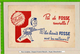 BUVARD  :Biscuits FOSSE  Enfant - Sucreries & Gâteaux