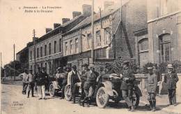 Jeumont    59     La  Frontière Franco-Belge  . Halte A La Douane     (voir Scan) - Jeumont