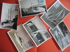 Lot De  6  Carte Maximum   Sur Les Bateaux  Du N° 36 à 41   Y/T   1966   (voir Photo) Rare - Maximum Cards