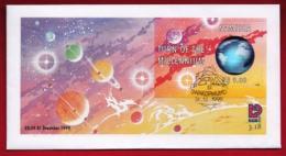 Delcampe - NAMIBIA, 1999, First Day Cover, Min Sheet, Turn Of The Millenium, Michel 3-18, F3926 - Namibia (1990- ...)