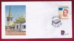 Delcampe - NAMIBIA, 1999, First Day Cover, Stamps, Johanna Gertze,  Michel 3-17, F3925 - Namibia (1990- ...)