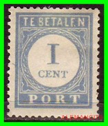 Netherlands Año 1881-1887 1 Cts.  TE BETALEN PORT - Tasse