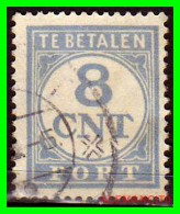 Netherlands Año 1881-1887  8 Cts.  .   TE BETALEN PORT - Impuestos