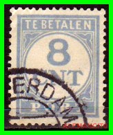 Netherlands Año 1881-1887  8 Cts.  .   TE BETALEN PORT - Strafportzegels