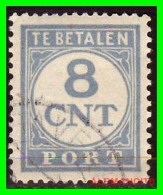 Netherlands Año 1881-1887  8 Cts.  .   TE BETALEN PORT - Impuestos