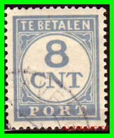 Netherlands Año 1881-1887  8 Cts.  .   TE BETALEN PORT - Strafportzegels