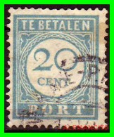 Netherlands Año 1881-1887  20 Cts.  .   TE BETALEN PORT - Portomarken