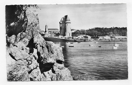 Delcampe - SAINT SERVAN - N° 93 - TOUR SOLIDOR ET EMBARCADERE DES VEDETTES POUR DINARD - FORMAT CPA VOYAGEE - Saint Servan