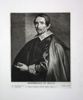 "Henderukus Du Booys" - Hendrik Du Bois Portrait Kupferstich Engraving - Estampes & Gravures