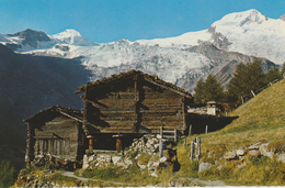 17  / 2 / 269   -    SAAS -FÉE  ( GR -)  BLICK  AUF FEE-GLETSCHER  UND  ALPHUBEL - Saas Im Prättigau