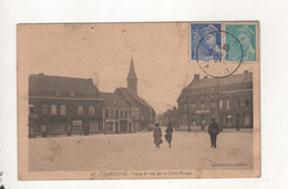 Delcampe - Tourcoing Place Et Rue De La Croix Rouge - Tourcoing