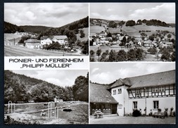 A0779 - Alte MBK Ansichtskarte - Lippersdorf Erdmannsdorf - Pionierheim Ferienheim Philipp Müller - Gel 1975 - Freibad - Stadtroda