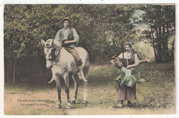 Delcampe - LA VIE AUX CHAMPS - Le Retour à La Ferme - Dugas Série A - 1906 - Bauernhöfe