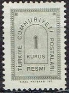 TURKEY #  FROM 1963 * - Timbres De Service