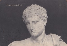 Carte 1910 HERMES OF ANDROS / GRECS EN STATUE - Griechenland