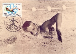 BELGIQUE  MAXIMUN Post Card ECOPHIL (FEB170185) - Sport Paralimpici