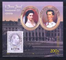 HUNGARY-1998.Commemorativ  Sheet   - 150th Anniversary Of Coronation Of I.Franz Josef MNH! - Feuillets Souvenir
