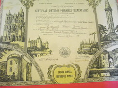 Diplôme/Certificat D'Etudes Primaires Elémentaires/Académie De Poitiers/Charente/TESSAUD/Suaux/1940         DIP197 - Diploma & School Reports