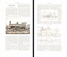 LOCOMOTIVE COMPOUND A GRANDE VITESSE 1896 - Chemin De Fer