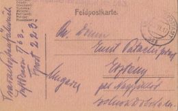 55949- WW1 WAR FIELD POSTCARD, CENSORED INFANTRY BATTALION 1/63, POST OFFICE NR 223, 1917, HUNGARY - Covers & Documents